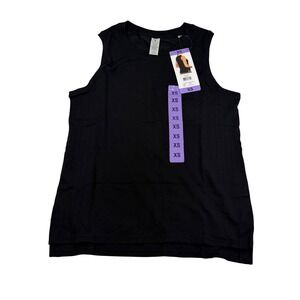 Tuff Athletics Womens Black Seamless Workout Tank Top XS NWT 1760103